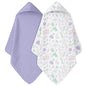 Baby Bath Towels, 100% Muslin Cotton Hooded Baby Towels for Newborn, 2 Pack Baby Towels with Hood for Infant Toddler and Kids, Large 32x32Inch, Soft and Absorbent