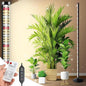 Vertical Grow Lights for Indoor Plants Full Spectrum 36W, 57 Inch Plant Lights for Seed Starting with Timer and 10 Level Dimmable Standing Plant Growing Lamp for Greenhouse with Hanging Accessories