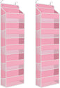 2 Pack Over The Door Organizer Hanging Storage Organizers