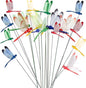 36PCS Dragonfly Garden Wooden Stakes, Suitable for Indoor and Outdoor lawns, Balcony Plants, Flower Pots, Easter Decorations of Artificial Dragonflies, Resistant to Sun Exposure and Wind and rain