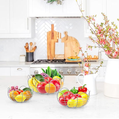 Simple Houseware Modern 3-Tier Hanging Fruit Basket