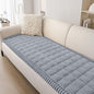 Smiry Couch Cover for Dogs Washable, Non Slip Fuzzy Pet Couch Covers for 3 Cushion Sofa Pet Friendly, Thick Soft Sofa Slipcovers Cushion Protector (Grey, 27.6" x 82.7")