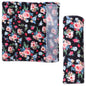 Baby Car Seat Belt Covers for Boys and Girls, Car Seat Straps Shoulder Pads, Soft Car Seat Neck Cover, Mink Seat Belt Protectors for Car Seats, Floral Stroller Strap Cover for Baby Kids