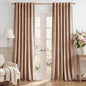 StangH Nursery Bedroom Curtains 96 inches Long, Blush Beige Soft Room Darkening Window Treatment for Living Room Sliding Door/Girls Closet/Office, W52 x L96, 2 Panels