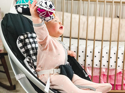 Infant Insert Compatible with 4Moms Mamaroo & Rockaroo – Car Seat Insert 2 Pack – Reversible Infant Car Seat Insert – Rockaroo & Mamaroo Newborn Insert – Soft Plush Minky Car Seat Head Support Insert