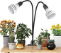 GooingTop Grow Light,24W (160Watts Equiv) 5000K White Full Spectrum LED Growing Lamp Clip on Desk for Indoor Plants,Bulbs Replaceable & Non-dimmable