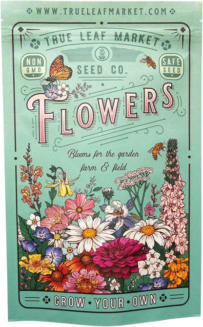 Pacific Northwest Wildflower Seeds for Planting - 4 Oz ~160,000+ Non-GMO Seeds - 25 Varieties Including Lupine, Columbine, Baby Blue Eyes & More - Pollinator Friendly Bulk Mix