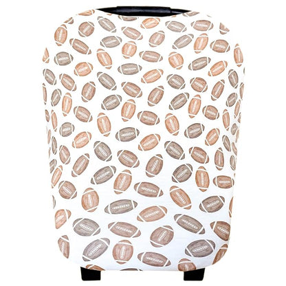 Copper Pearl Multi-Use Cover: Car Seat Covers, Nursing Cover, and Stroller Cover for Sun - Stretchy Fabric, All-Season Use, Stylish Designs, Easy Access for Moms - Blitz