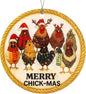 Funny Christmas chicken ornaments for christmas tree 2025 - chicken ornament - chicken christmas ornaments - rooster christmas ornaments - christmas chicken decor - Vintage Christmas ornament