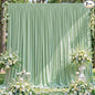 10ft x 10ft Sage Green Backdrop Curtain for Wedding Baby Shower Wrinkle Free Backdrop Drapes Panels for Parties Bridal Shower Birthday Photo Photography Polyester Fabric Background Decoration