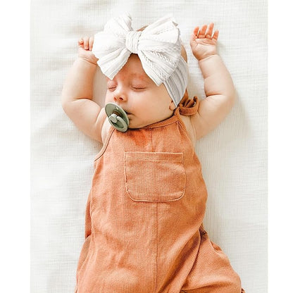 Niceye Handmade Baby Headbands Soft Stretchy Nylon Hair Bands with Bows for Newborn Infant Baby Toddler Girls