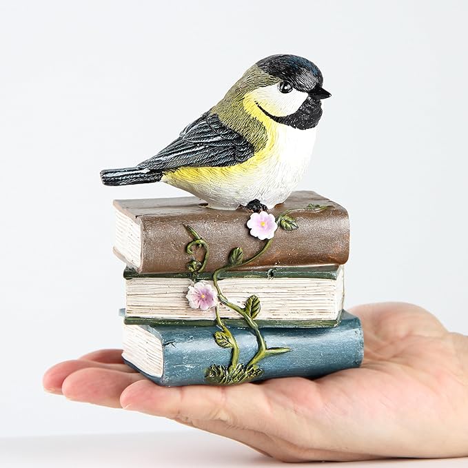 Bird Statue for Garden Decorations,Garden Sculptures & Statues,Animal Bird Figurine for Indoor Outdoor Backyard Yard Porch Patio Lawn Outside Home Shelf Decor Accent,Bird Ornament