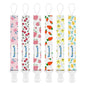 Smlpuame Pacifier Clip Girl,6 Pack Stylish Binky Clips Strap for Baby Girls,Paci Holder with Clip Lightweight Universal Fits Most Pacifiers Teether Toy Teething Ring Soothie,Baby Gift(Flower & Fruit)