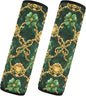 Green Gold Shamrocks Seat Belt Cover Pad 2 Pack Car Seat Belt Cushion Soft Car Seat Shoulder Protector for Adults Kids