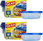Glad GladWare Entrée Food Storage Containers, Medium Square