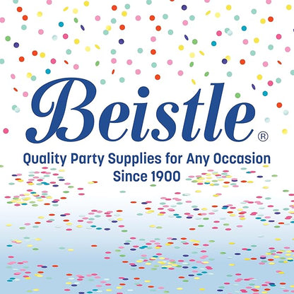 Beistle Metallic Spray Centerpieces - 2-Pack Elegant Gold Table Decorations with Clear Base, Shimmering Foil Sprays for New Year’s Eve, Hollywood Awards Night, Graduation and Celebration Events, 19”