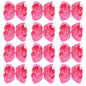 Oaoleer Big Hair Bows for Girls 12 PCS 6" Hot Pink Grosgrain Ribbon Large Boutique Bow Alligator Clips Hair Accessories for Toddlers Little Girls Kids