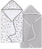 Burts Bees Baby Infant Hooded Towels, Unisex Bath Essentials and Newborn Necessities, Soft Nursery Towel with Hood Set, Size 29 x 29 Inch