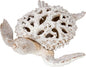 Coral Reef Sea Turtle Statue Beach Decorations for The Home Coastal Collection White 13 in x 11 in