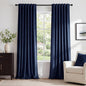 StangH Navy Blue Living Room Curtains 105 inches Long Back Tab Light Blocking Thermal Insulated Window Drapes for Bedroom Heavy Thick Privacy Panels, W52 x L105, 2 Panels
