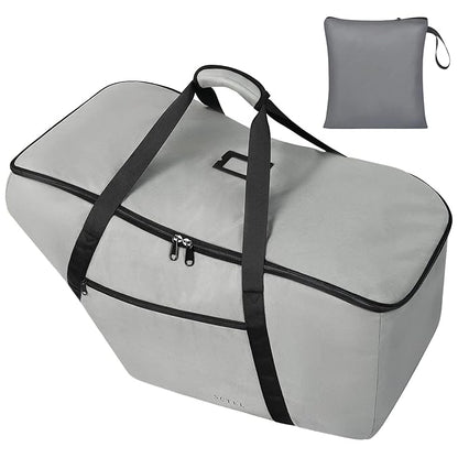 Car Seat Travel Bag Fits Chicco Keyfit 30, Uppababy Mesa, Nuna Pipa Lite, Padded Infant Gate Check Bag for Air Travel, Durable Carrier Bag with Side Pocket and Protective Feet, Extra Storage Bag