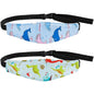HESTYA 2 Pcs Carseat Head Support Toddler, Stroller Seat Headrest for Sleeping Traveling, Neck Relief Headband Strap for Kids Children Toddler Infant(Dinosaur and Dolphin)
