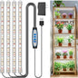 Kullsinss Grow Lights for Indoor Plants, 16" Full Spectrum Plant Grow Light Strip with Upgrade Timer 6/12/16 Hrs, 3 Spectrum Modes, 240 LEDs Sunlike Growing Lamp for Seedlings Hydroponics Succulent