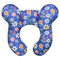 Baby Neck Pillows - Upgraded Toddler Travel Cushion for Toddler Head and Neck, Infant Neck Pillow for Car Plane Stroller Pushchair - Flower D