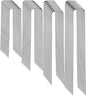 Landscape Staples, 100 Pack 4/6/8/10 Inch 11 Gauge Galvanized Garden Staples, Landscape Stakes for Gardening, Garden Yard Lawn Ground Stakes for Securing Weed Barrier Fabric, Irrigation Tubing, Fence