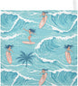 vvfelixl Summer Girl Surfing Baby Burp Cloths Baby Muslin Washcloths for Boys Girls Cotton Babys Face Towel for Newborn Infants Soft and Absorbent 11.8 X 11.8 in, 5 Pack