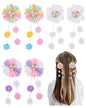 doboi 6PCS Baby Girl Hair Bows Clips Flower Hair Accessories Alligator Hair Clips for Girls Toddler Kids