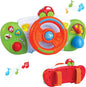 HAP-P-KID My First Baby Stroller Toy, Toddler Steering Driving Wheel, Car Seat Educational Learning Driver Toys, Pretend Drive Dashboard, Infant Baby Preschool Gift 6 7 8 9 10 11 12 Month 1 Year Old