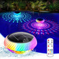 Askyli Floating Pool Lights, IP68 Waterproof Solar Pool Lights That Float, Up and Down Color Changing Solar Floating Pool Light with 7 Dynamic Lighting Effects, Floating Light for Pools,Party(1)