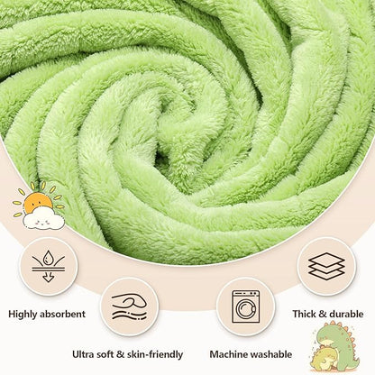 OFUSUY 6 PCS Baby Bath Towels, 3 PCS Animal Hooded Baby Towels & 3 PCS Washcloths, Baby Bath Towels for Infants & Toddlers - Soft & Ultra Absorbent, Cute Newborn Bath Essentials Gifts for Boys & Girls
