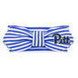 Creative Knitwear Pitt Panthers Infant Girls Royal/White Striped Hair Knot Headband Embroidered Logo - Size Newborn - 4T