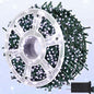 kemooie 500 LED Christmas String Lights, 164FT 8 Lighting Mode with Memory Plug in Green Wire Waterproof Lights, for Outdoor Indoor Birthday Christmas Wedding Party Garden Balcony Decorations (White)