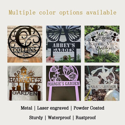 FrAnny Custom Baby Grave Marker,Baby Silhouette Memorial Stakes,Decor Gifts for Loss of Loved One & Loved Ones,Symbolic Memorial Stakes for Cemetery,Sympathy Gift,Metal Garden/Yard Sign, Black