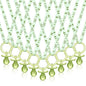 Geiserailie 36 Pcs Baby Shower Pacifiers Necklace Acrylic Pacifiers Necklace Charm Party Favors for Girls Boys Baby Shower Party Decorations Table Scatter(Green)