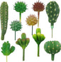 N|A Cayway 10 PCS Artificial Cactus and Succulent Plants - Faux Cacti Decor for Decoration - Bulk Pack