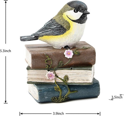 Bird Statue for Garden Decorations,Garden Sculptures & Statues,Animal Bird Figurine for Indoor Outdoor Backyard Yard Porch Patio Lawn Outside Home Shelf Decor Accent,Bird Ornament