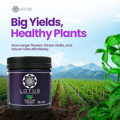 Grow Pro Series - Hydroponic Plant Nutrients and Fertilizer, Water Soluble Plant Food - Massive Roots, Made for Coco Coir, Hydro, & Soil, Enhances Flowering & Fruiting, Indoor & Outdoor Grows 16oz