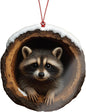 Funny Christmas Ornaments - Raccon Gifts - Raccoon Christmas Ornaments - Animal Lovers Ornaments - Racoon Ornament - Christmas Ornament 2025 - White Elephant Gifts - Xmas Tree Funny Decoration