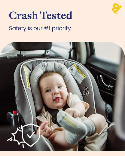GoldBug Baby & Toddler 2-in-1 Duo Head Support for Car Seats - Grey
