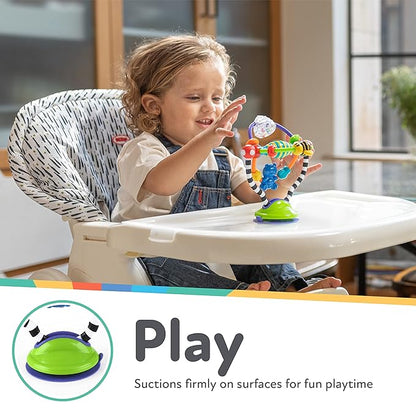 Nuby Silly Spinwheel Toy with Suction Base - Interactive High Chair Toy for Babies and Toddlers - 6+ Months