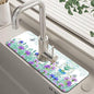 Kitchen Sink Splash Guard Faucet Mat Super Absorbent Fast Drying Mat Guard