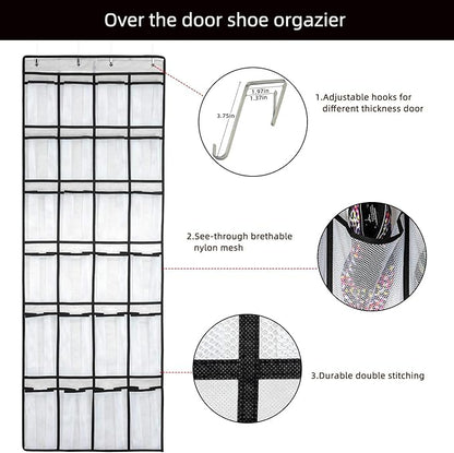 Over the Door Shoe Organizer, Hanging Shoe Organizer