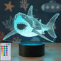 Shark Light, 3D Illusion Shark Night Light with 16 Colors Timer Remote, Kids Room Decor Shark Lamp, Shark Decorations & Gifts for Boys Girls Teenagers Adults