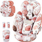 Infant Insert Compatible with 4moms Mamaroo & Graco Swing and Infant Car Seat, Stroller, Other Baby Swing, Rocker, Bouncer, Bassinet Newborn Insert Head & Body Support Cushion, Reversible Design