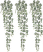 Briful 3 Pack Fake Hanging Plant 39.3" Faux Hanging String of Hearts Plant Faux Trailing Vine with Heart-Shaped Leaves Lush Cascading Artificial Greenery for Home Wall Indoor Outdoor Porch Decor