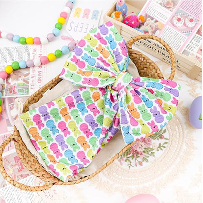 Baby Easter Headband Hair Bows for Girls Bunny Headband 6-12 Months Easter Rabbit Bows for Toddler Girls Hair Accessories Infant Big Bows Hairband